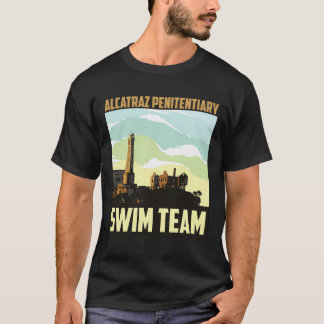 Cute Fancy Alcatraz Penitentiary Swim Team Hoodie  T-Shirt