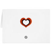 Cute Fancy Alpaca Couple Cards (Back Horizontal)
