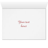 Cute Fancy Alpaca Couple Cards (Inside Horizontal (Bottom))