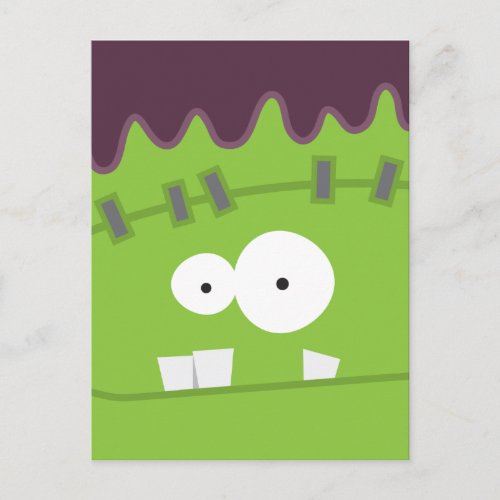 Cute Fankensteins Monster Face Postcards