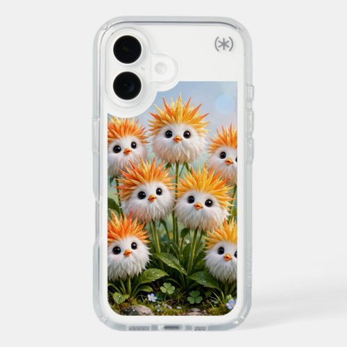 Cute Fantasy Chick Floral Garden iPhone 16 Case