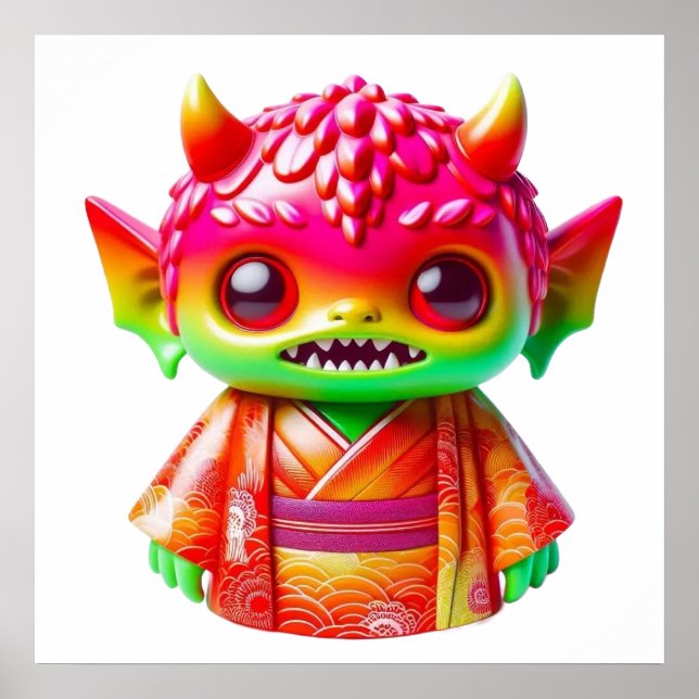 Cute Fantasy Doll Poster Wall Art for Stylish Cozy (Front)