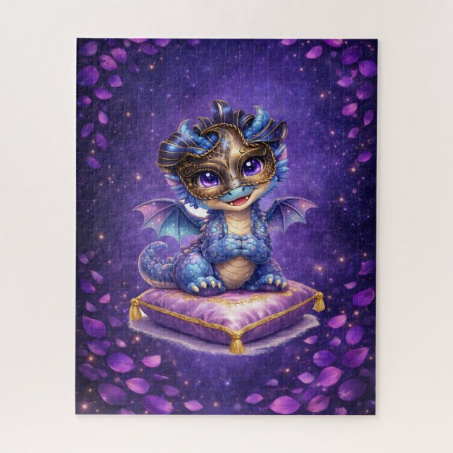Cute Fantasy Dragon Puzzle (Vertical)