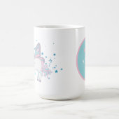 cute fantasy unicorn add name Coffee Mug  (Center)