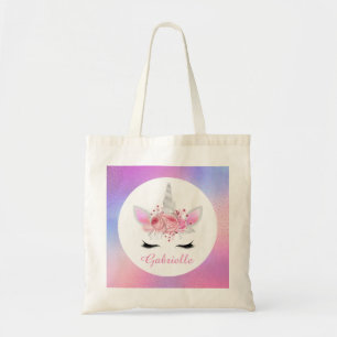Cute Fantasy unicorn add name tote Bag
