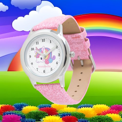cute fantasy unicorn add name watch