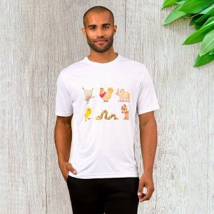 Cute Farm and Pet Animals T-Shirt