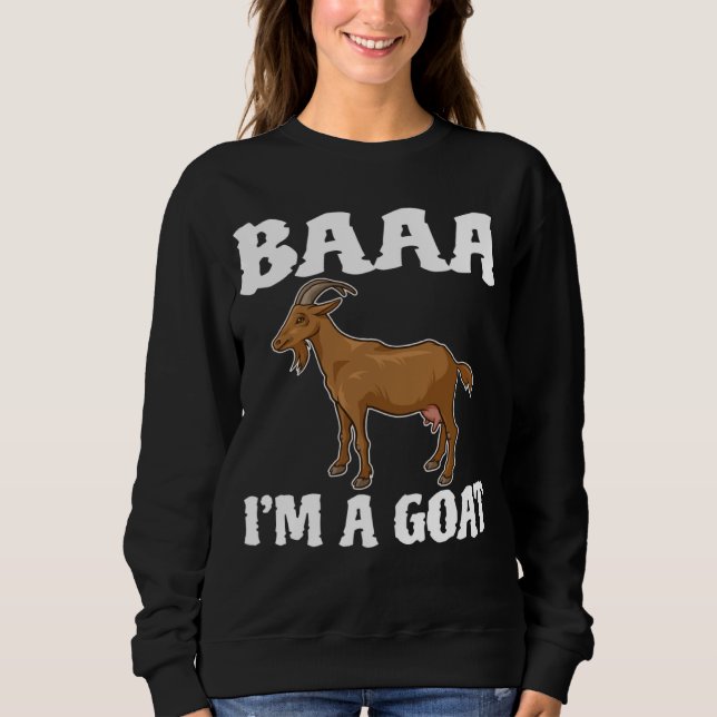 Cute Farm Animal Goats  Goats Costume for Boys Gir Sweatshirt (Front)