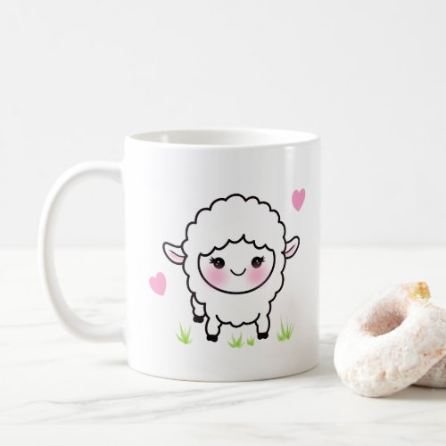 Cute Farm Animal Lamb Coffee Mug