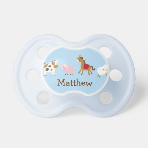 Cute Farm Animal Pacifier