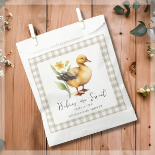 Cute Farm Duck Baby Shower Favor Bag