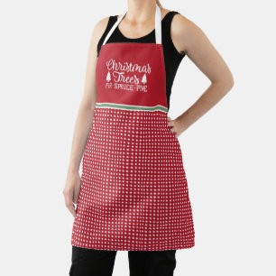 Cute Farm Fresh Christmas Trees Holiday Apron