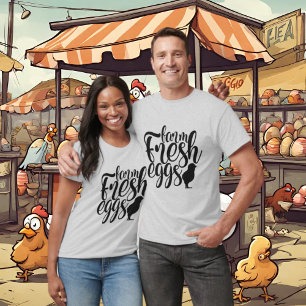 Cute farm fresh eggs Farmer's market T-Shirt