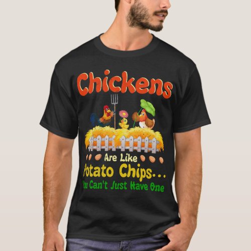 Cute Farm Gifts For Chicken Lovers Funny Chicken T_Shirt