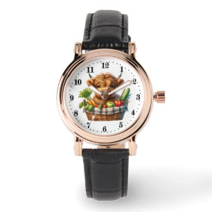 Cute Farm Highland cow Watch