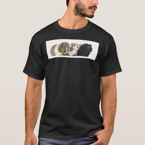 Cute Farm Pig in Barn Painting by Robert Phelps St T_Shirt