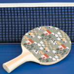 Cute Farm Scene Pattern Ping Pong Paddle