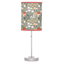 Cute Farm Scene Pattern Table Lamp