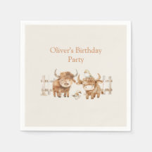 Cute Farm Themed Birthday Party for Boy or Girl