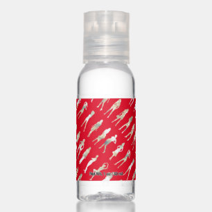 Cute fashion silhouette girls patterns hand sanitizer