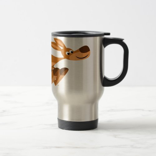 Cute Fast Cartoon Kangaroo Mug