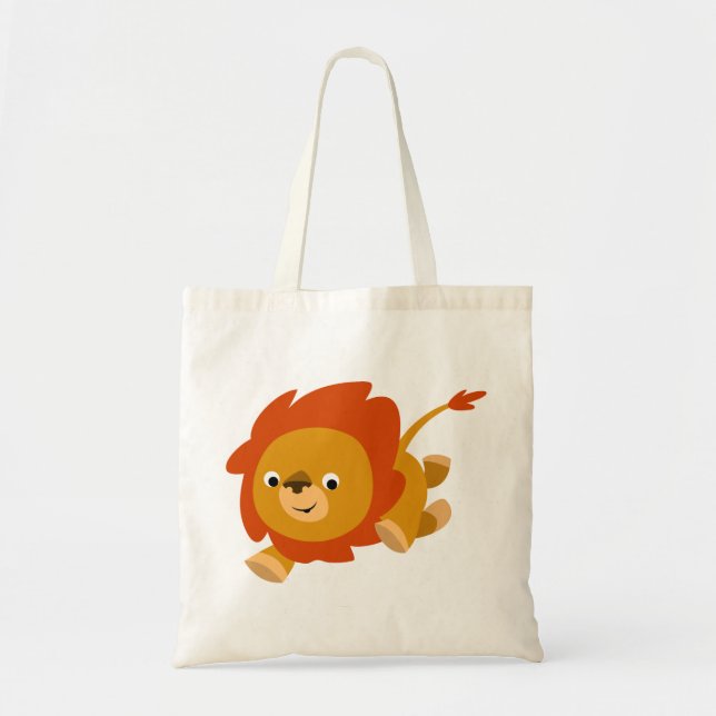 Cute Fast Cartoon Lion Bag (Front)
