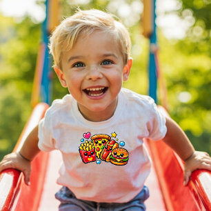 Cute Fast Food Y2K Toddler T-Shirt