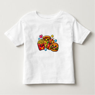 Cute Fast Food Y2K Toddler T-Shirt