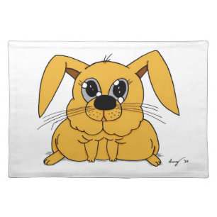 Cute Fat Bunny Placemats