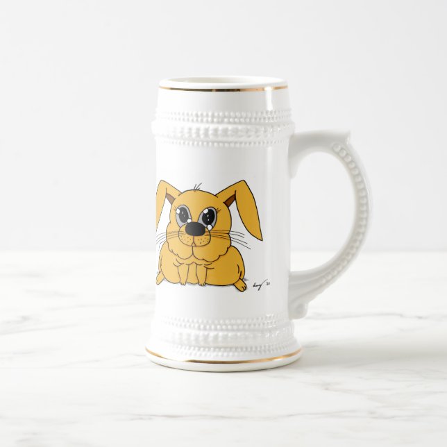 Cute Fat Bunny Stein (Right)