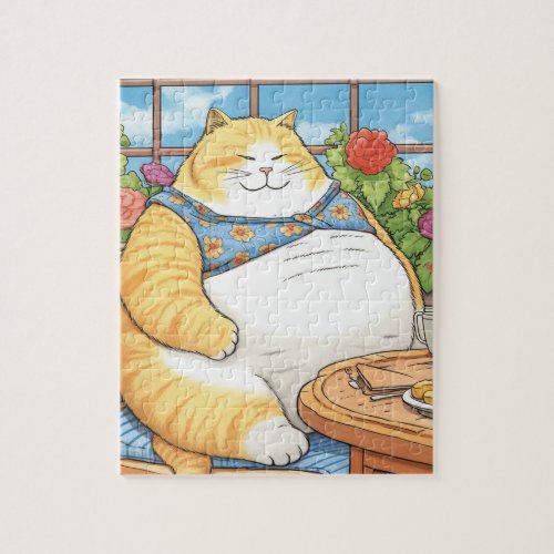 Cute fat cat cat memes jigsaw puzzle