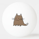 Cute Fat Cat Ping-pong Ball at Zazzle