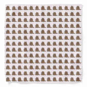 Cute Fat Kitty Cat Bandana