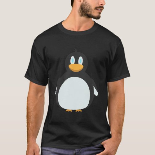Cute Fat Penguin T_Shirt