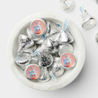 Cute Fat White Rabbit With Wings Hershey®'s Kisses®