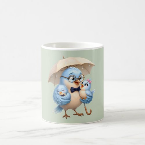 Cute Father Bird Mug For Dad