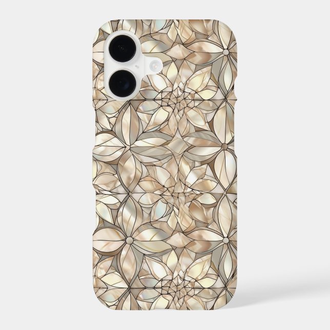Cute faux Mother pearl pattern  Case-Mate iPhone Case (Back)
