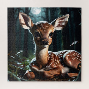 Cute fawn deer jigsaw puzzle