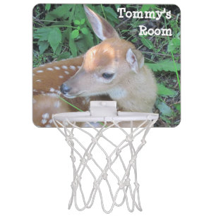 Cute Fawn Mini Basketball Hoop