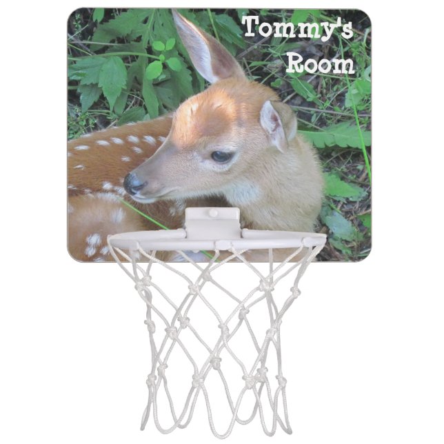 Cute Fawn Mini Basketball Hoop (Front)