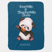 Cute Fearfully And Wonderfully Made Baby Blanket