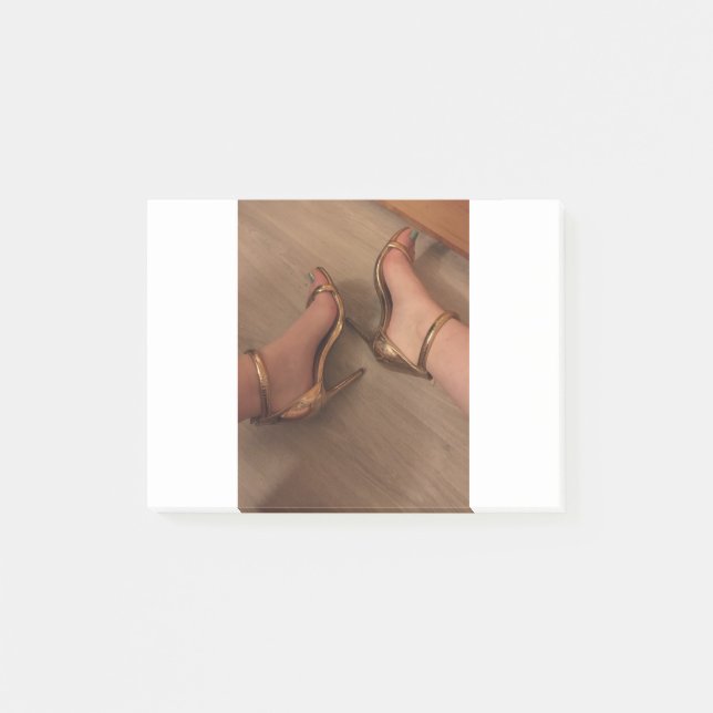Cute feet picture printed on product post-it notes (Front)