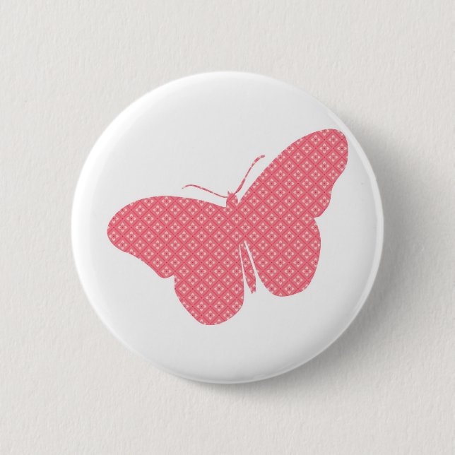 Cute feminine butterfly button (Front)