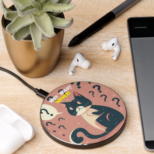 Cute Feminine Wireless Charger for Cat Lovers
