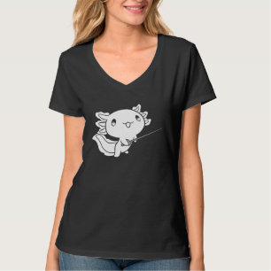 Cute Fencer Axolotl Fencing Fencer T-Shirt
