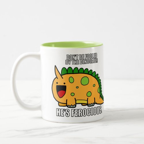 Cute Ferocious Dinosaur RAWR Meme Mug