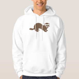 Cute Ferret Graphic Hoodie