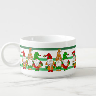  Cute Festive Christmas Gnomes  Bowl