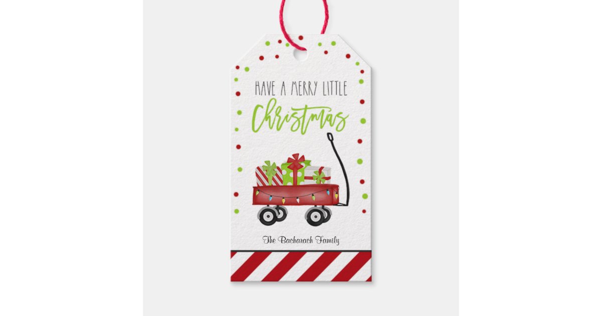 Personalized Santa Gift Tags, Christmas Elf Tags