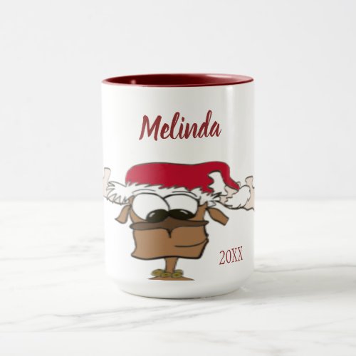 Cute Festive Reindeer Mug